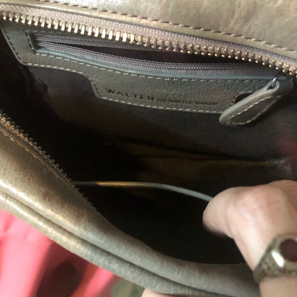 Walker Baker Real Leather Purse with Bike Chain style strap - Picture 4 of 7